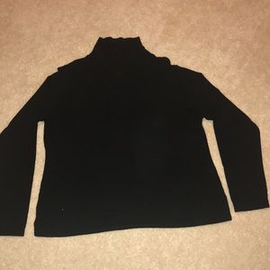 Black turtleneck Eileen Fisher